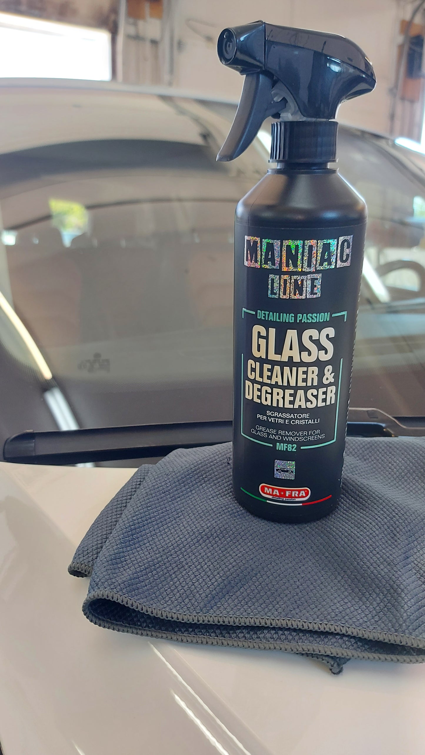 GLASS CLEANER & DEGREASER (500ML) Maniac Line