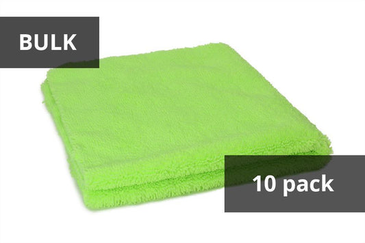 AUTOFIBER [ELITE] BULK EDGELESS MICROFIBER DETAILING TOWELS (16 IN. X 16 IN. 360 GSM) ENSEMBLE DE 10
