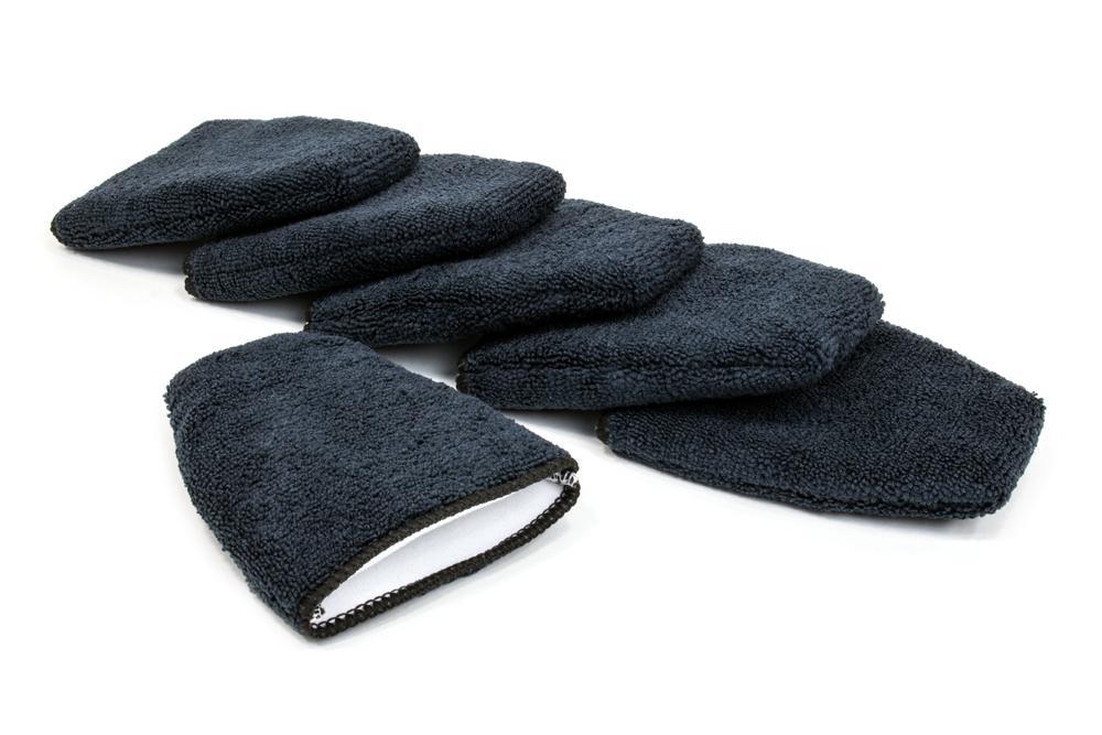 AUTOFIBER [FINGER APPLICATOR] APPLICATEUR NOIR DEMI - MITAINE EN MICROFIBRE (5 IN. X 4 IN.) ENSEMBLE DE 6 - Gagnon Esthétique