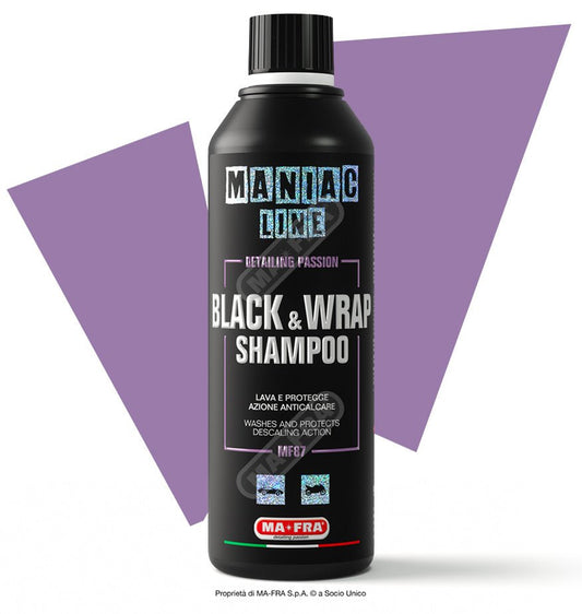 Maniac Line - BLACK & WRAP SHAMPOO (500ML) - Gagnon Esthétique