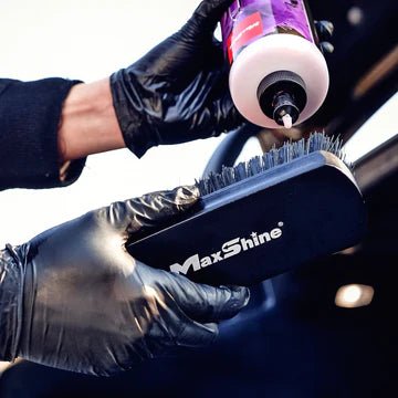 Maxshine - Brosse noir pour cuir et tissus - Gagnon Esthétique